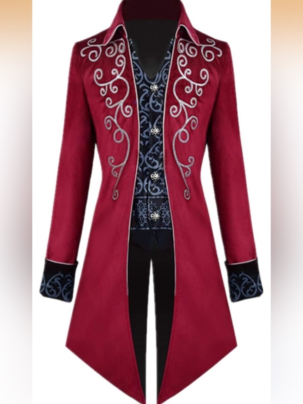 Men's Steampunk Vintage Tailcoat Jacket Gothic